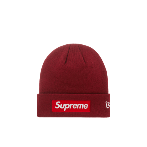 Supreme New Era Box Logo Beanie (FW22) Cardinal Supreme New Era Box Logo Beanie (FW22) Cardinal