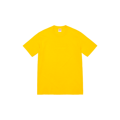 Supreme Tonal Box Logo Tee Yellow Supreme Tonal Box Logo Tee Yellow