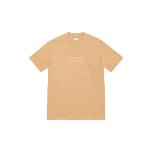 Supreme Tonal Box Logo Tee Khaki Supreme Tonal Box Logo Tee Khaki