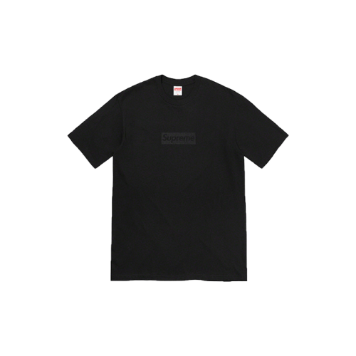 Supreme Tonal Box Logo Tee Black Supreme Tonal Box Logo Tee Black