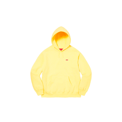 Supreme Small Box Hooded Sweatshirt Light Yellow
