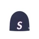 Supreme New Era S Logo Beanie Navy Supreme New Era S Logo Beanie Navy