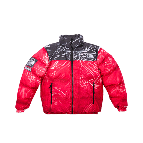 Supreme The North Face Printed Nuptse Jacket Red Supreme The North Face Printed Nuptse Jacket Red