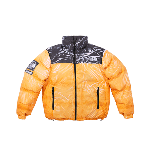 Supreme The North Face Printed Nuptse Jacket Yellow Supreme The North Face Printed Nuptse Jacket Yellow