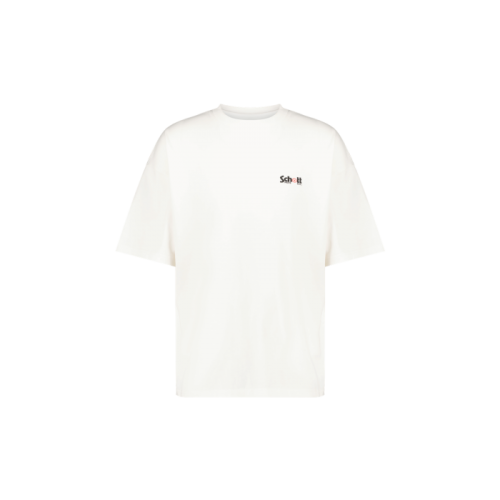 Schott Double Logo T-Shirt White Schott Double Logo T-Shirt White