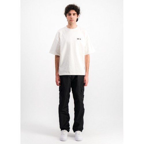 Schott Double Logo T-Shirt White Schott Double Logo T-Shirt White