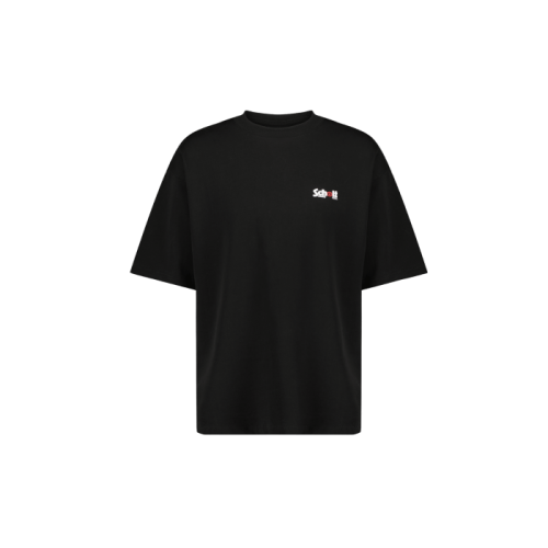 Schott Double Logo T-Shirt Black Schott Double Logo T-Shirt Black