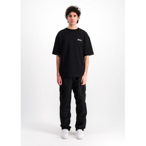 Schott Double Logo T-Shirt Black Schott Double Logo T-Shirt Black