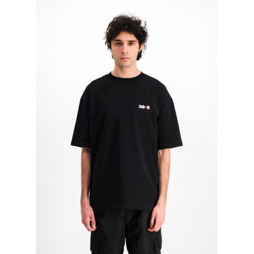 Schott Double Logo T-Shirt Black Schott Double Logo T-Shirt Black