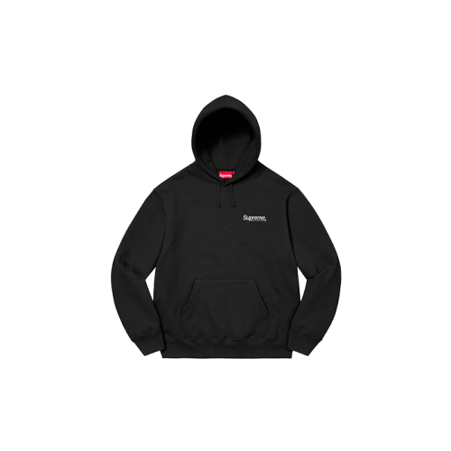 Supreme Worldwide Hooded Sweatshirt Black Supreme Worldwide Hooded Sweatshirt Black