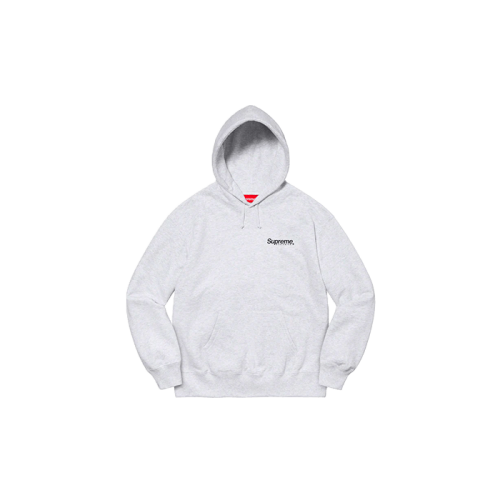 Supreme Worldwide Hooded Sweatshirt Ash Grey Supreme Worldwide Hooded Sweatshirt Ash Grey
