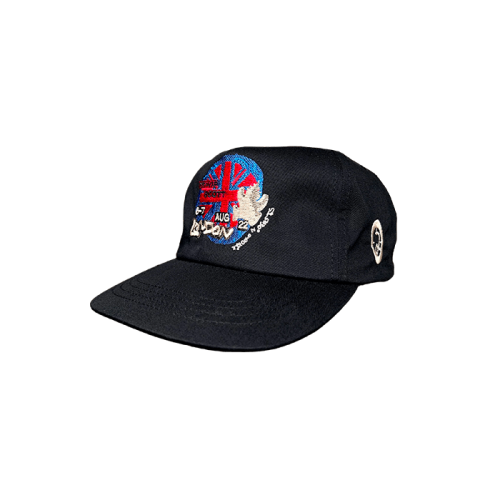 Travis Scott O2 Live Union Jack Hat Black Travis Scott O2 Live Union Jack Hat Black