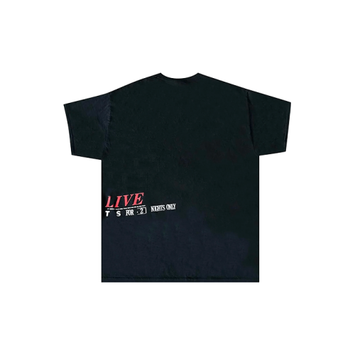 Travis Scott O2 Live Union Jack Tee Black Travis Scott O2 Live Union Jack Tee Black