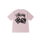Stussy Dice Pigment Dyed Tee Blush Stussy Dice Pigment Dyed Tee Blush