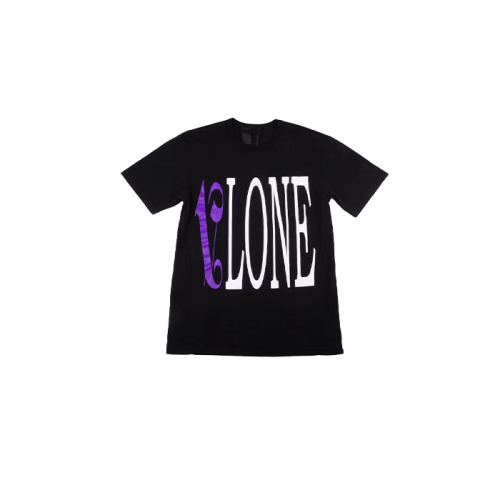 Vlone Palm Angels T-shirt Purple Black Vlone Palm Angels T-shirt Purple Black