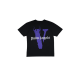 Vlone Palm Angels T-shirt Purple Black Vlone Palm Angels T-shirt Purple Black