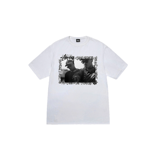 Stussy Gang Starr Take It Personal Tee White Stussy Gang Starr Take It Personal Tee White