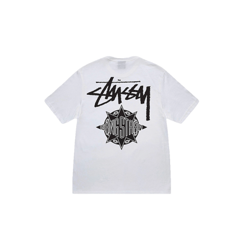 Stussy Gang Starr Take It Personal Tee White Stussy Gang Starr Take It Personal Tee White