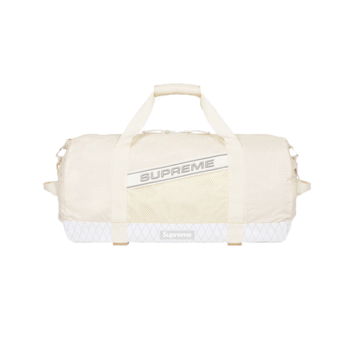 Supreme Logo Duffle Bag White (FW23) Supreme Logo Duffle Bag White (FW23)