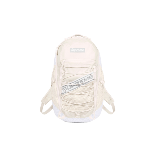 Supreme Logo Backpack White (FW23) Supreme Logo Backpack White (FW23)